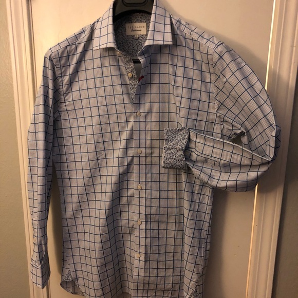 Ted Baker London Endurance Dress Shirt 15” 32/33 - Picture 2 of 8